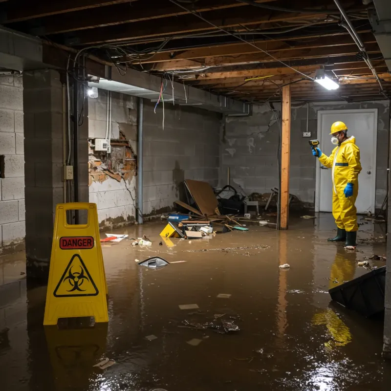 Flooded Basement Electrical Hazard in Sparks, NV Property